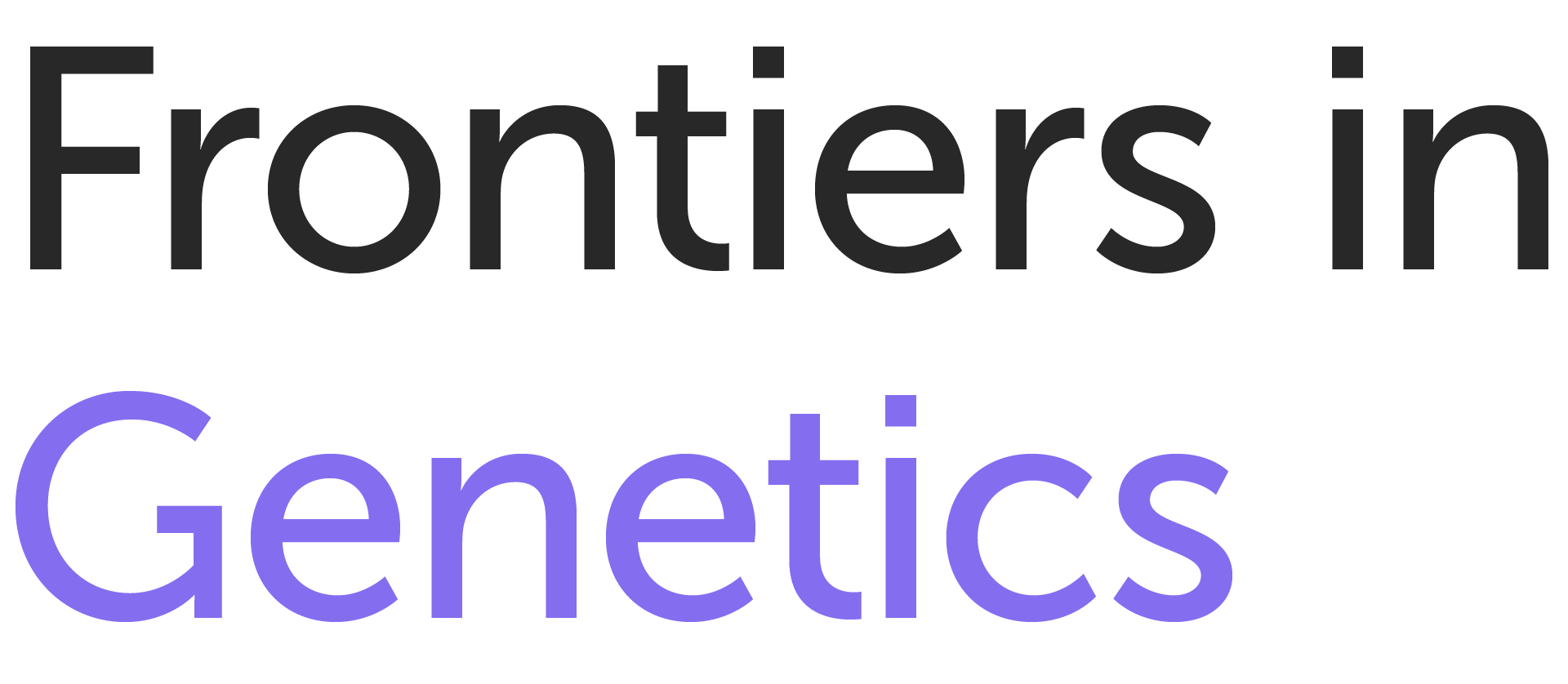 Frontiers in Genetics 